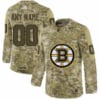 Custom Boston Bruins jersey Name And Number Camo