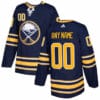 Custom Buffalo Sabres Jersey Name And Number 2017-2018 Navy Home NHL