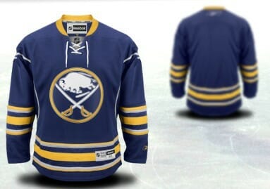 Custom Buffalo Sabres Jersey Name And Number Third Blue