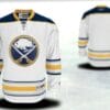 Custom Buffalo Sabres Jersey Name And Number Third White