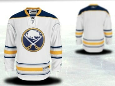 Custom Buffalo Sabres Jersey Name And Number Third White