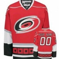 Custom Carolina Hurricanes Jersey Name And Number Red