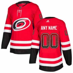 Custom Carolina Hurricanes Jersey Name And Number Red Drift Fashion