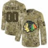 Custom Chicago Blackhawks Jersey Name And Number Camo