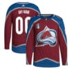 Custom Colorado Avalanche Jersey Name And Number 2022 Burgundy Stanley Cup Final Patch