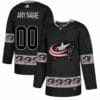Custom Columbus Blue Jackets Jersey Name And Number Black Team Logos Fashion