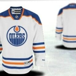 Custom Edmonton Oilers Jersey Name And Number White Thrid