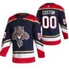 Custom Florida Panthers Jersey Name And Number 2020-21 Black Alternate Player NHL