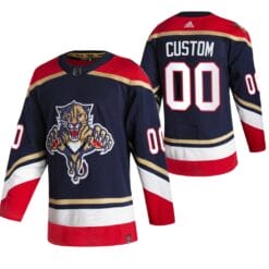 Custom Florida Panthers Jersey Name And Number 2020-21 Black Alternate Player NHL