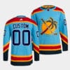 Custom Florida Panthers Jersey Name And Number Blue 2022 Reverse Retro