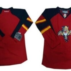 Custom Florida Panthers Jersey Name And Number Red