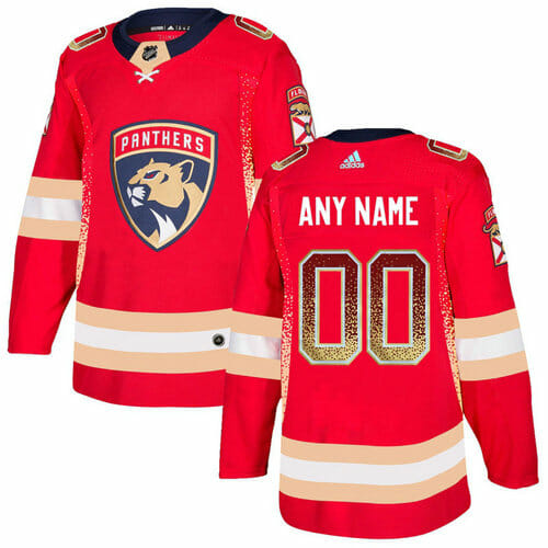 Custom Florida Panthers Jersey Name And Number Red Drift Fashion