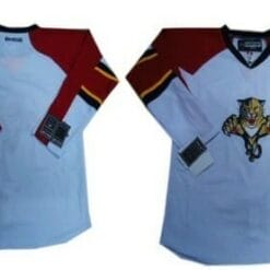 Custom Florida Panthers Jersey Name And Number White
