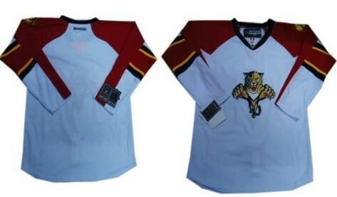 Custom Florida Panthers Jersey Name And Number White