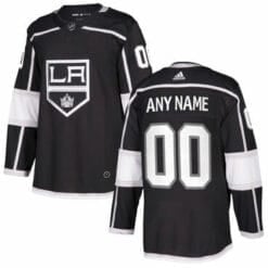 Custom Los Angeles Kings Jersey Name And Number 2017-2018 Black Hockey