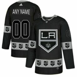 Custom Los Angeles Kings Jersey Name And Number Black Team Logos Fashion