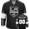 Custom Los Angeles Kings Jersey Name And Number Black Third