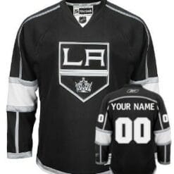 Custom Los Angeles Kings Jersey Name And Number Black Third