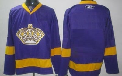 Custom Los Angeles Kings Jersey Name And Number Purple