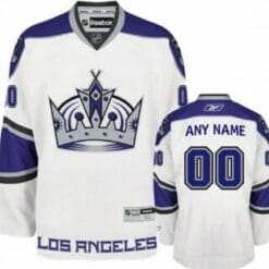 Custom Los Angeles Kings Jersey Name And Number White