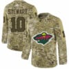 Custom Minnesota Wild Jersey Name And Number Camo