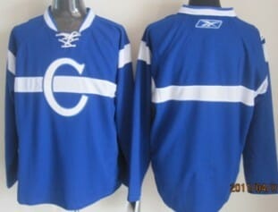 Custom Montreal Canadiens Jersey Name And Number Blue
