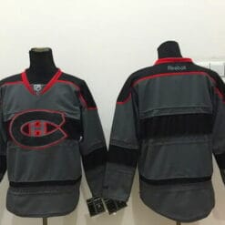 Custom Montreal Canadiens Jersey Name And Number Charcoal Gray