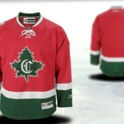 Custom Montreal Canadiens Jersey Name And Number Red CD