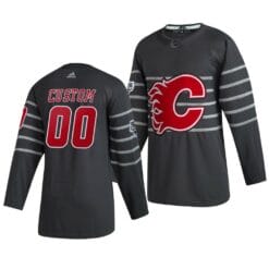 Custom NHL All-Star Jersey Name And Number 2020 Gray Game Calgary Flames