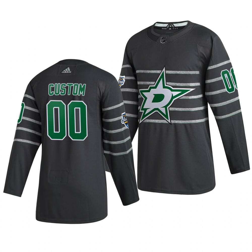 Custom NHL All-Star Jersey Name And Number 2020 Gray Game Dallas Stars