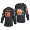 Custom NHL All-Star Jersey Name And Number 2020 Gray Game Edmonton Oilers