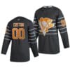 Custom NHL All-Star Jersey Name And Number 2020 Gray Game Pittsburgh Penguins