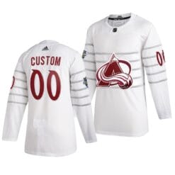 Custom NHL All-Star Jersey Name And Number 2020 White Game Colorado Avalanche