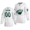 Custom NHL All-Star Jersey Name And Number 2020 White Game Minnesota Wild
