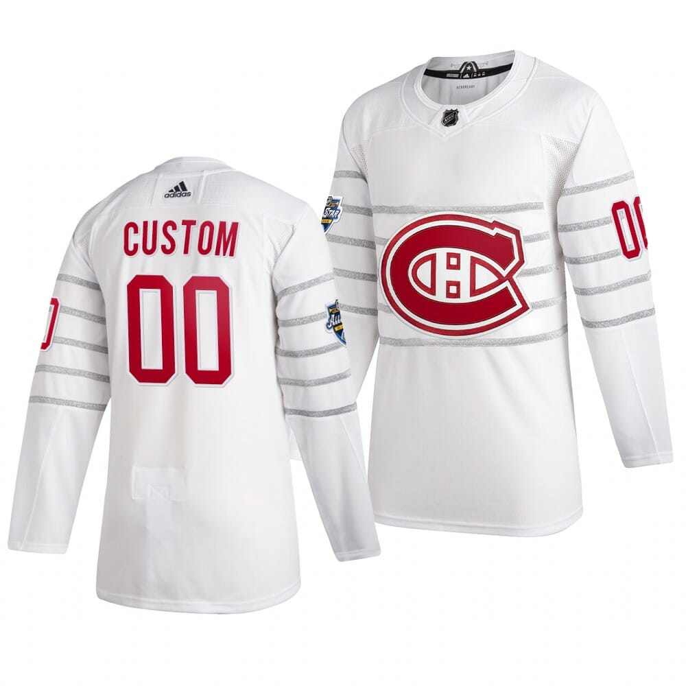 Custom NHL All-Star Jersey Name And Number 2020 White Game Vancouver Canucks
