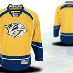 Custom Nashville Predators Jersey Name And Number 2012 Yellow