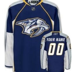 Custom Nashville Predators Jersey Name And Number Blue