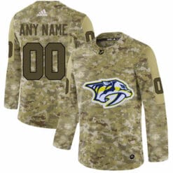Custom Nashville Predators Jersey Name And Number Camo