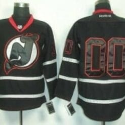 Custom New Jersey Devils Jersey Name And Number 2012 Black Ice