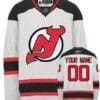 Custom New Jersey Devils Jersey Name And Number White 1