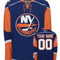 Custom New York Islanders Jersey Name And Number Blue