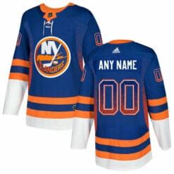 Custom New York Islanders Jersey Name And Number Royal Drift Fashion