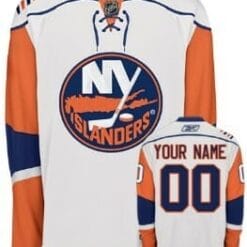 Custom New York Islanders Jersey Name And Number White