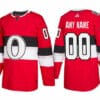 Custom Ottawa Senators Jersey Name And Number 2017 Red 100 Classic NHL