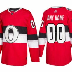 Custom Ottawa Senators Jersey Name And Number 2017 Red 100 Classic NHL