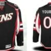 Custom Ottawa Senators Jersey Name And Number Black Third