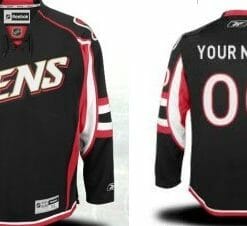 Custom Ottawa Senators Jersey Name And Number Black Third