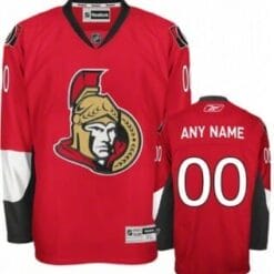 Custom Ottawa Senators Jersey Name And Number Red