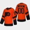 Custom Philadelphia Flyers Jersey Name And Number 2019 Orange Coors Light Stadium Series
