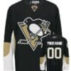 Custom Pittsburgh Penguins Jersey Name And Number Black